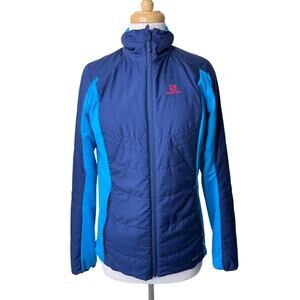 SALOMON Drifter Mid Reversible Jacket Medieval Blue Blue/ Hawaiian